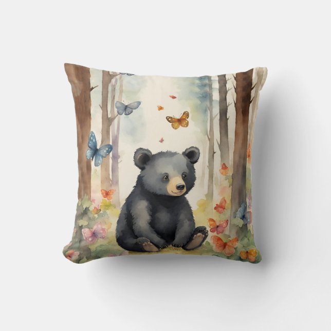 Almofada Bebê Black Bear Sexo Neutro (Frente)