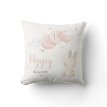 Bebê Bunny Cushion Para Um Novo Presente De Bebê