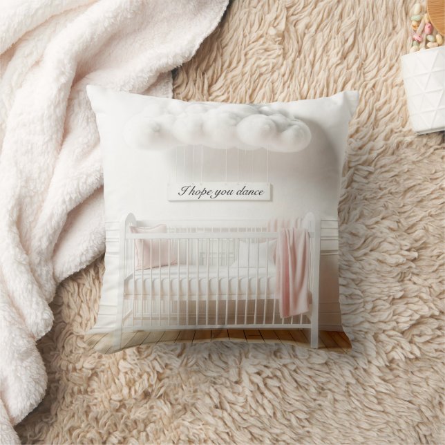 Almofada Bebê Crib com Nuvens e Sinal (Cobertor)