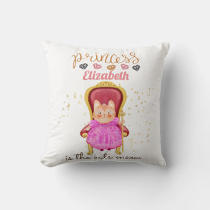 Almofada Bebê Garota Oferece primeiro aniversario Chá Princ