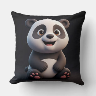 Almofada Bebê Panda de Desenho Animado Fofo