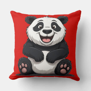 Almofada Bebê Panda de Desenho Animado Fofo