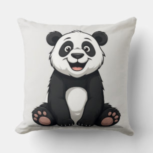 Almofada Bebê Panda de Desenho Animado Fofo