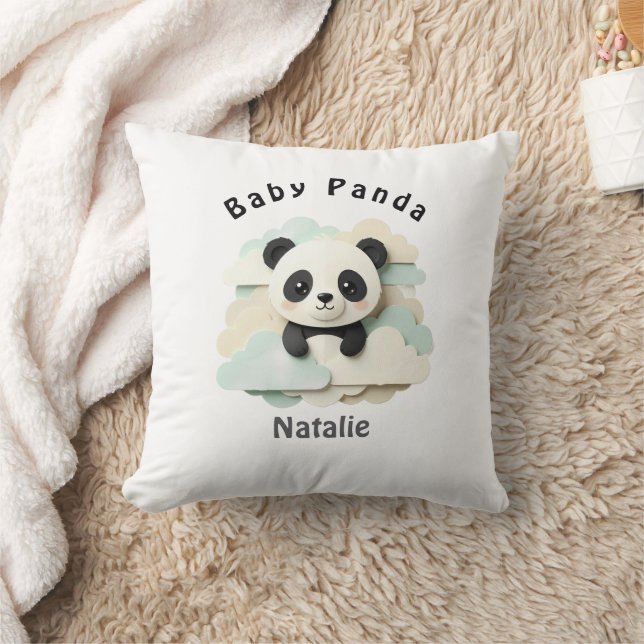 Almofada Bebê Panda Dobrado | Origami Fofo  (Cobertor)