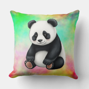 Almofada Bebê Panda Sentado