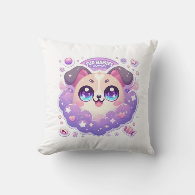 Almofada Bebês De Peles Sempre Cortados De Travesseiro deco (Frente)