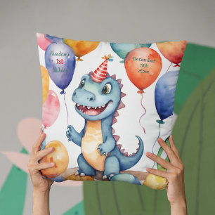 Almofada Bebês Dinossauros Meninos Personalizados Aniversár