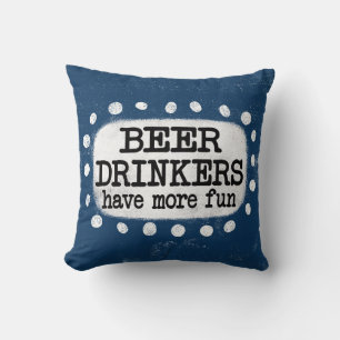 Almofada Bebidas Bebidas Têm Mais Travesseiro decorativo Di