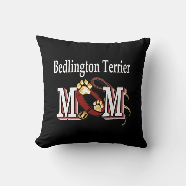 Almofada Bedlington Terrier Dog MOM (Frente)