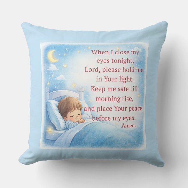 Almofada Bedtime Prayer for Kids (Frente)