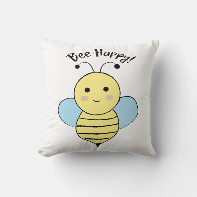 Almofada Bee Happy (Frente)