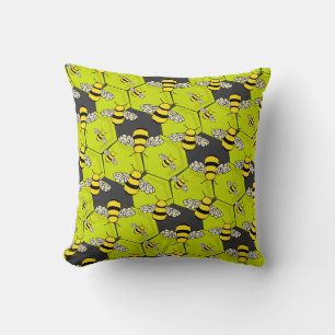 Almofada Bee Hive Divertido Honeycomb