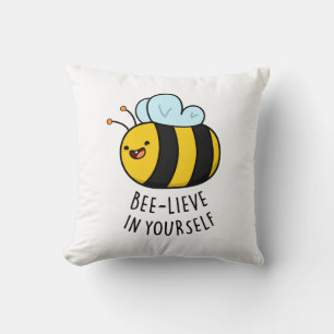 Almofada Bee-lieve em si mesmo, abelha linda