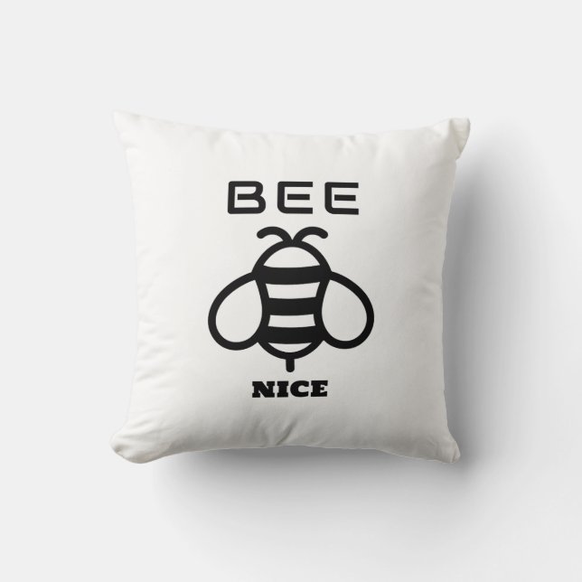 Almofada Bee Nice with Minimal Design (Frente)