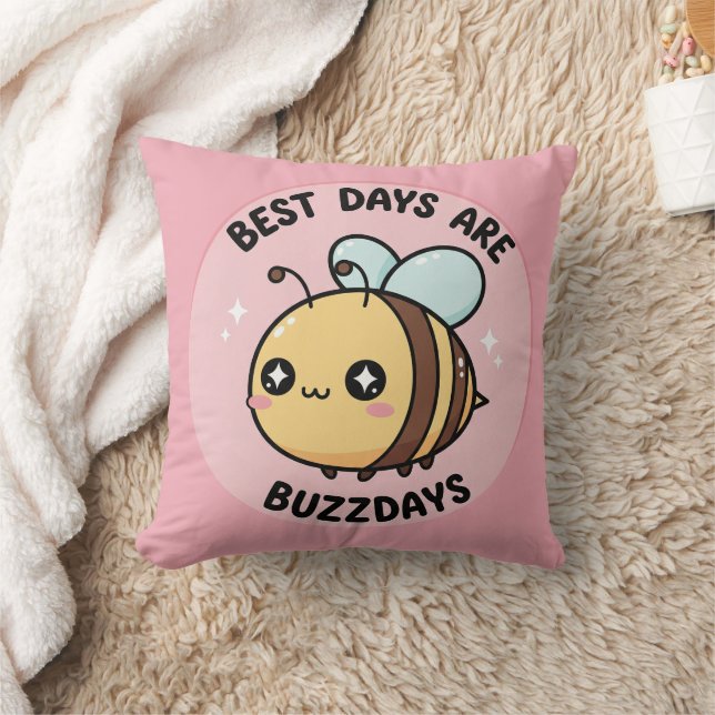 Almofada Bee Nursery Pillow – Cute Bumblebee Decor (Cobertor)