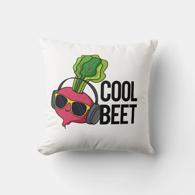 Almofada Beet Funny Veggie Pun (Frente)