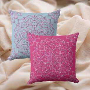 Almofada Beet Purple e Summer Song Blue Mandala