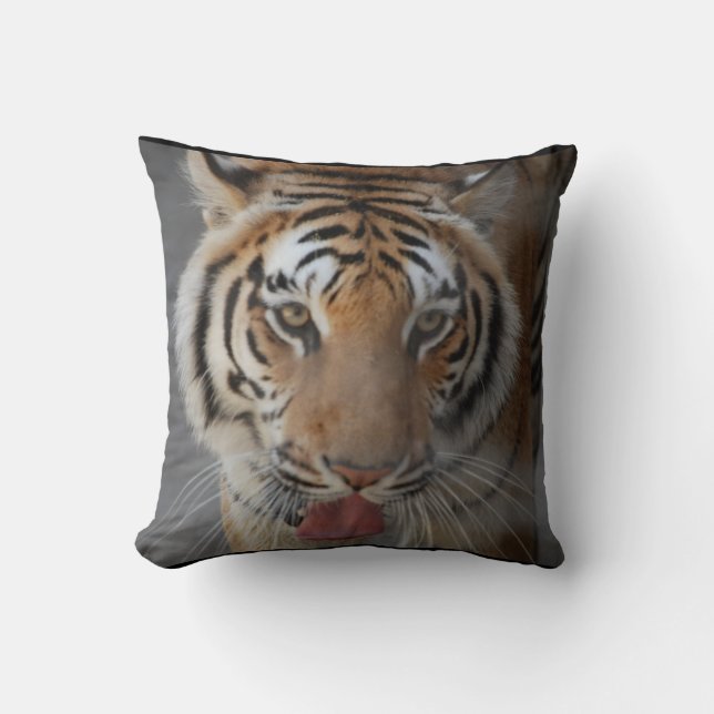 Almofada Beijos de Tigre Travesseiro (Frente)