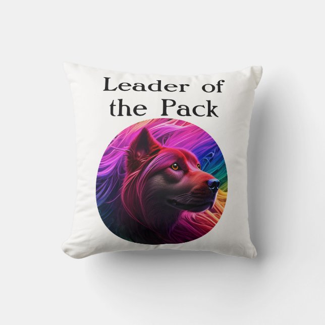 Almofada Bela Arte Cachorra Colorida (Frente)