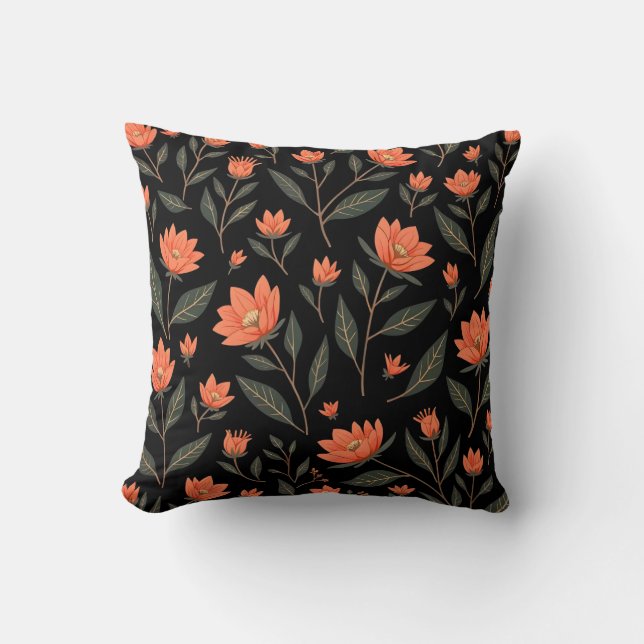 Almofada Bela Coleção Floral Popular Vintage (Frente)