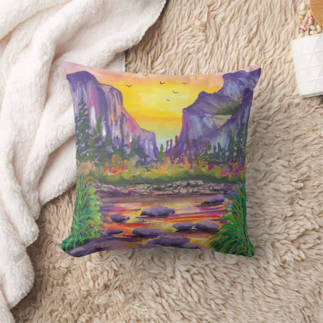 Almofada Bela Natureza Foto Personalizada (Cobertor)