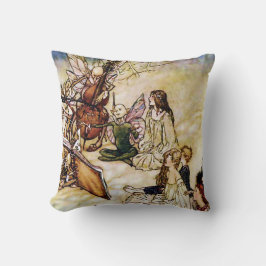 Almofada Belas artes feericamente de Arthur Rackham da