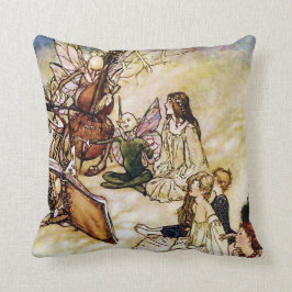 Almofada Belas artes feericamente de Arthur Rackham da