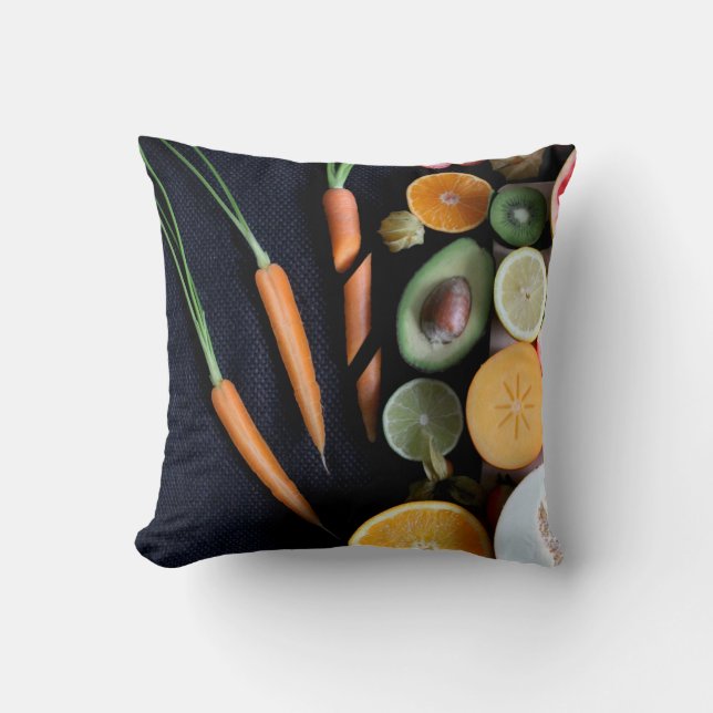 Almofada Belas Frutas E Vegetais (Frente)