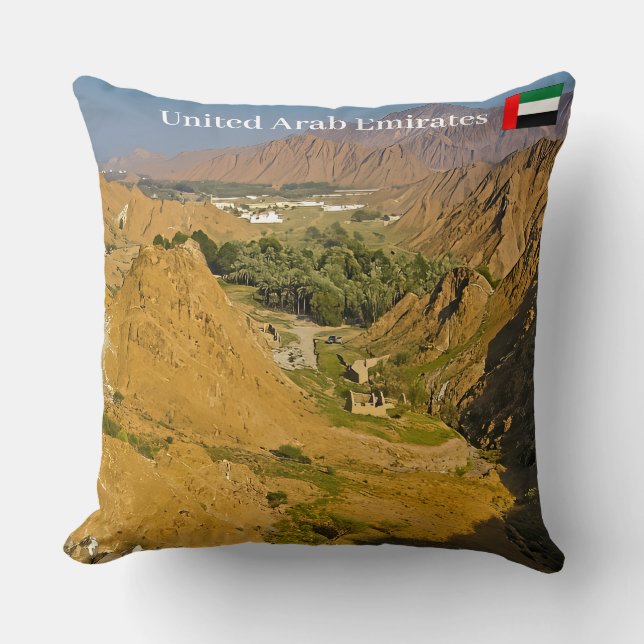 Almofada Beleza de uma paisagem desértica (Frente)