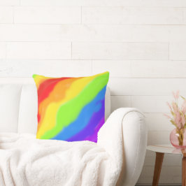 Almofada Belo Abstrato Rainbow Design -