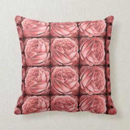 Almofada Belo array de Rosas de Pêssego empoeirados