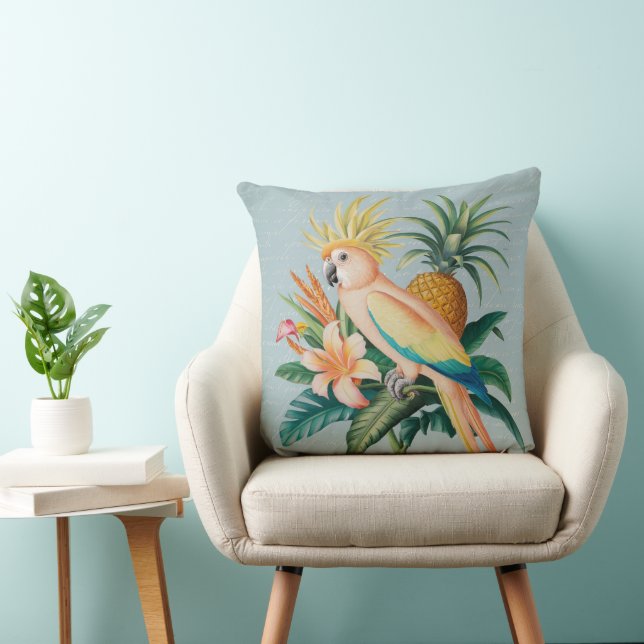 Almofada Belo design belo tema tropical (Cadeira)