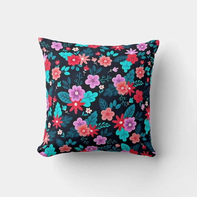 Almofada Belo Esquema Ditsy Floral Padrão-56576 (Frente)