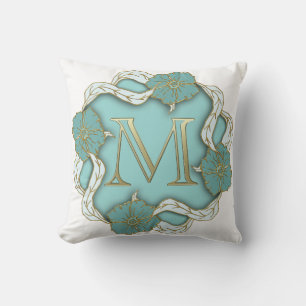 Almofada Belo Ouro - Olhar inicial - M Blue Floral