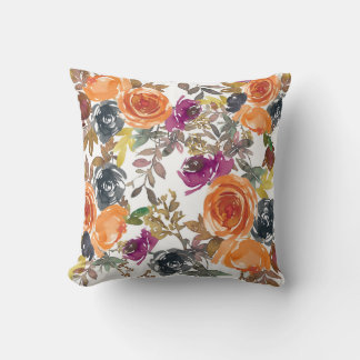 Almofada Belo Padrão Floral Com Um Bom Outono