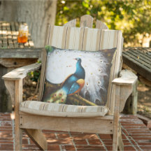 Belo Pássaro de Pavão Pavão Azul Pêssego Pavão-Bra