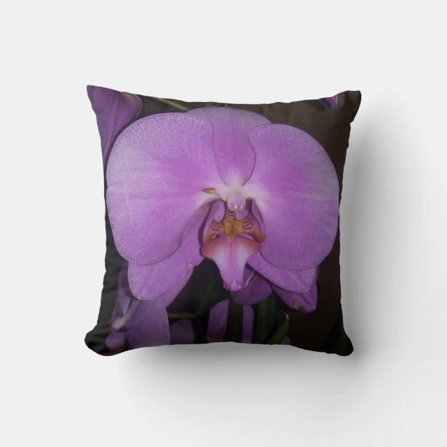 Almofada Belo Travesseiro decorativo de Orquídea (Frente)