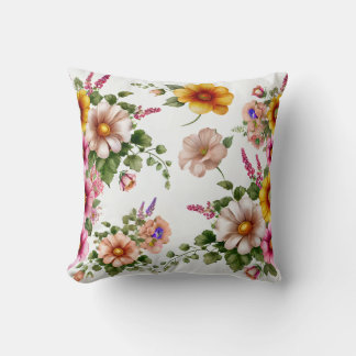 Almofada Belo Travesseiro decorativo Design de Flor