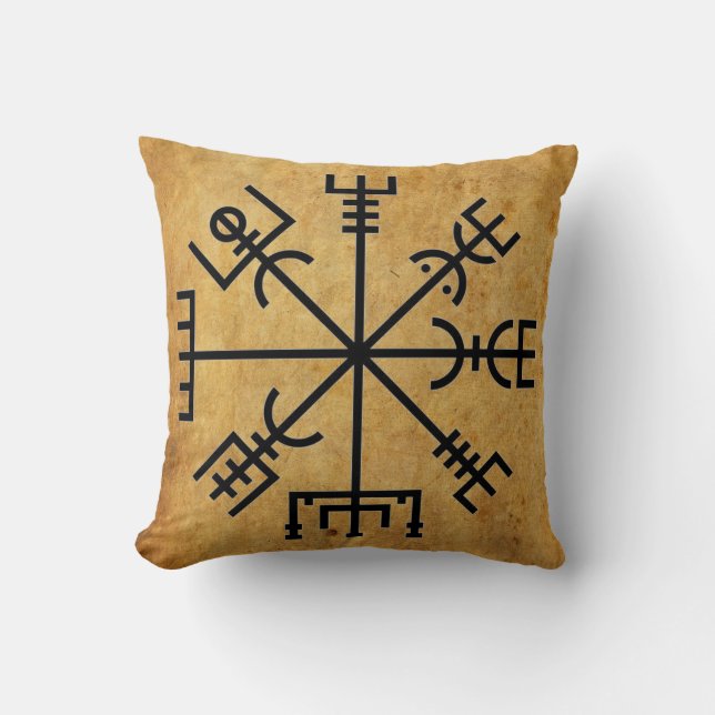 Almofada Belo Travesseiro Viking Compass! (Frente)