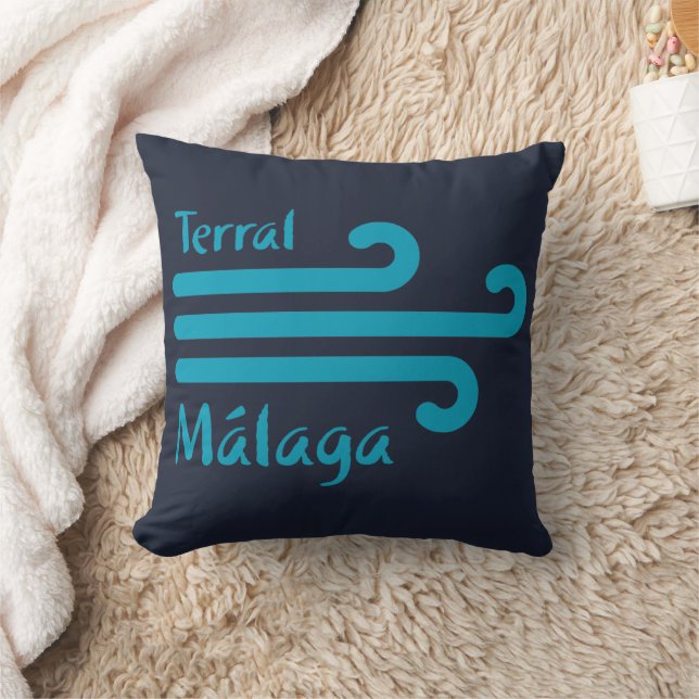 Almofada Bem-vindo a Málaga 4: Terral (Cobertor)