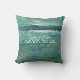Almofada Bem-Vindo À Nossa Casa De Praia