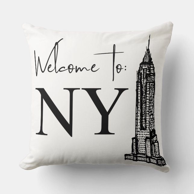 ALMOFADA BEM-VINDO AO NY (Frente)