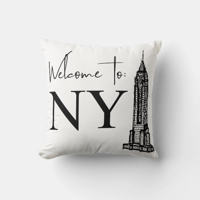 ALMOFADA BEM-VINDO AO NY (Frente)