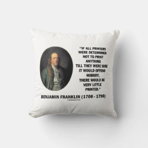 Almofada Ben Franklin Impressoras Não Para Impressão Cotaçã