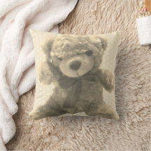 Berçário de Urso de Pelúcia Vintage Marrom Claro A