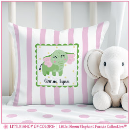 Almofada Berçário Personalizado de Elefante Poppy