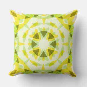 Almofada Berço Amarelo Verde Estrela Magica de Verão