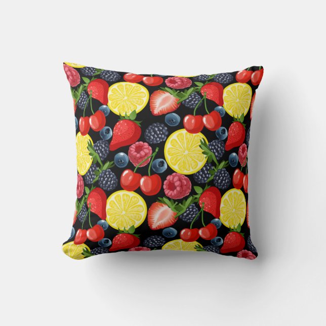 Almofada Berries & Citrus Slices (Frente)