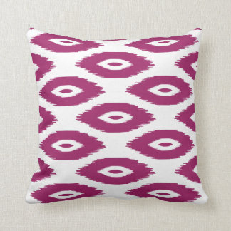 Almofada Berry Purple e White Tribal Ikat Pontos