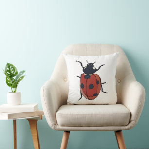 Almofada Besouros Insetam Besouros Ladybug